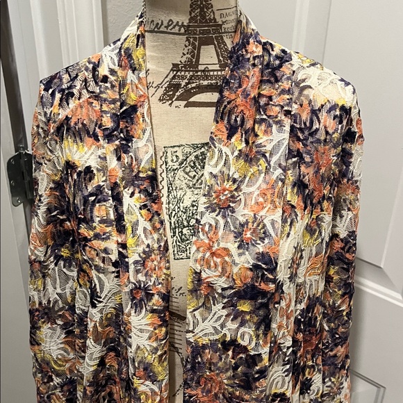 MWT C EST 1946 Floral Kimono Cardigan - Picture 3 of 10